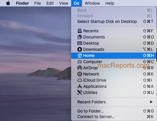 Desktop folder disappeared